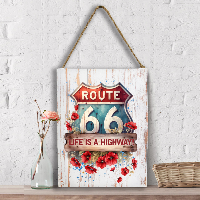 Route 66 Life is a Highway Wall Decor