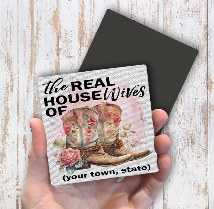 Cowboy Boots The Real House Wifes of Magnet Fridge