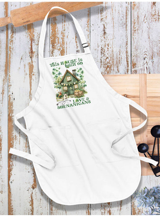 St. Patrick's Day Farm House Shenanigans Apron