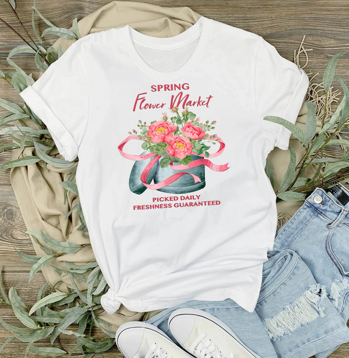 Pink Spring Flowers T-Shirt