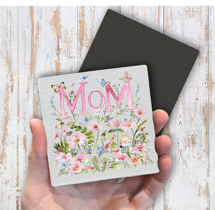 Mother's Day Wild Flowers Mom Magnet Fridge