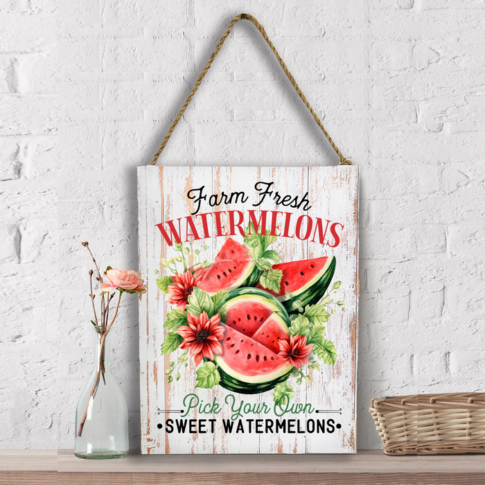 Farm Fresh Watermelon Wall Decor
