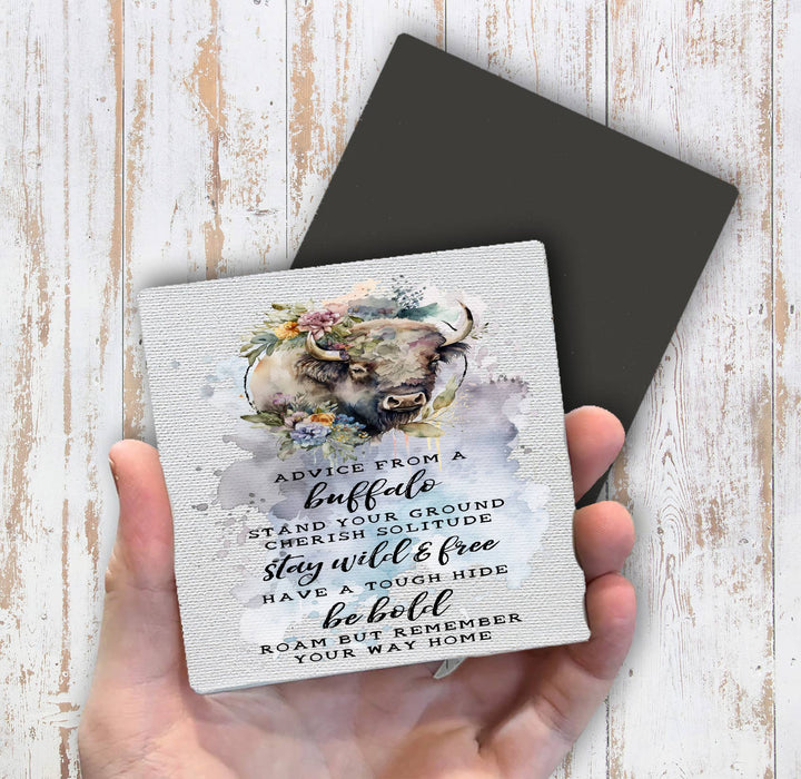 Advice from a Buffalo Magnet Fridge