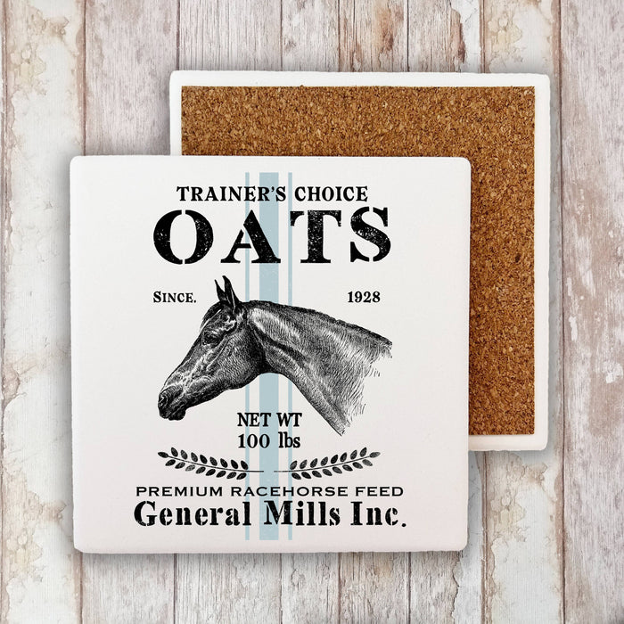 Trainers Choose Oats Horse Stone Coaster