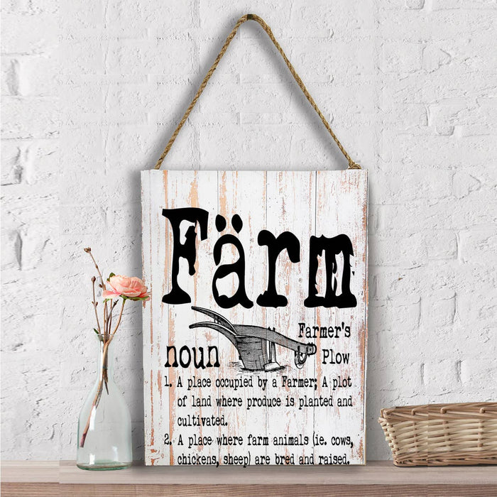Farm Definition, Wall Decor