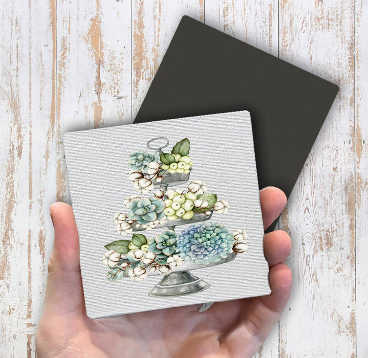 Succulent Tier, Magnet Fridge