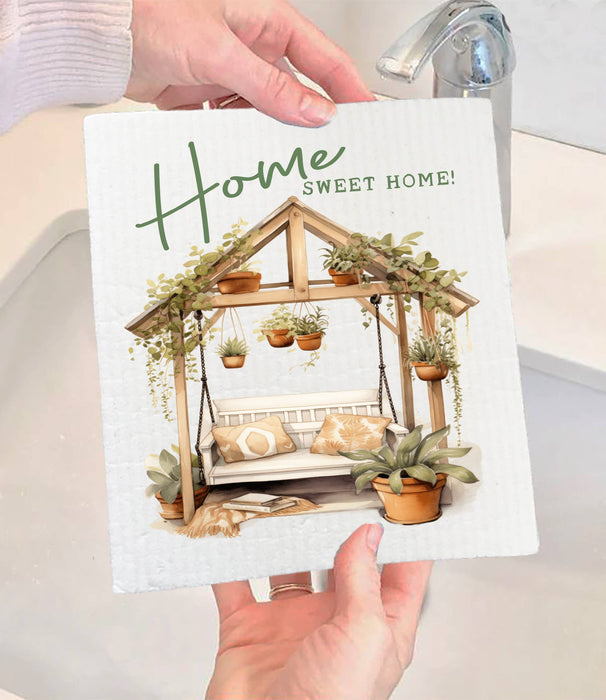 Home Sweet Home Proch Swing SWEDISH DISH CLOTH
