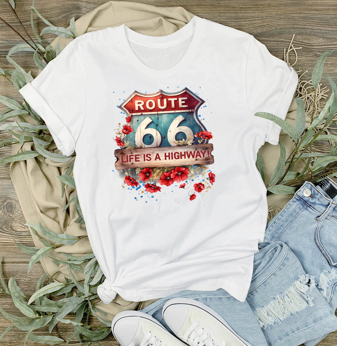 Route 66 Life is a Highway T-Shirt