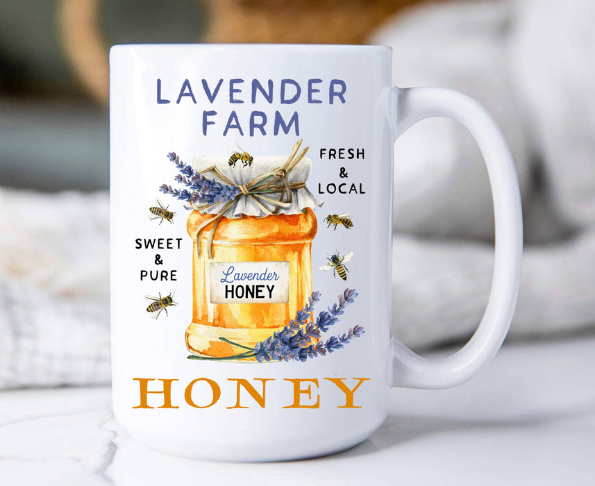 Lavender Farm Honey Coffee Mugs