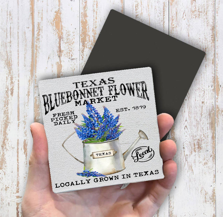 Texas State Flower Bluebonnet Souvenir Magnet Fridge