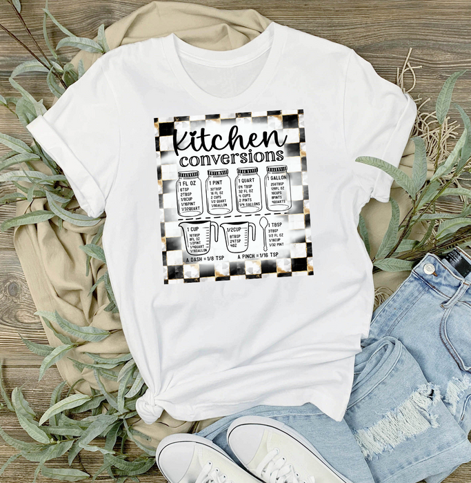 Checkered Kitchen Conversions T-Shirt