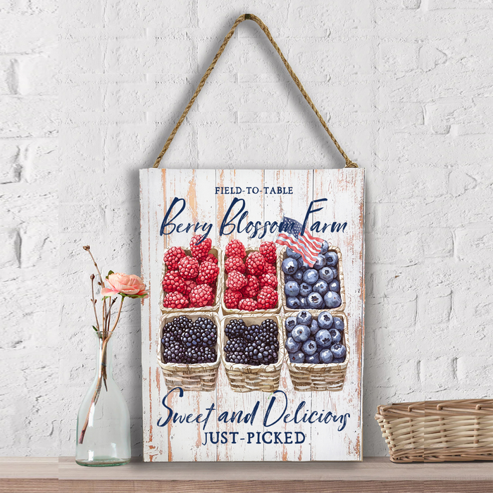 Blueberry Raspberry Blackberry Farms Wall Decor