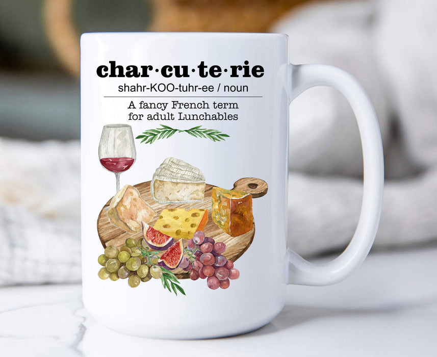 Charcutearie Board Cheese Wine Cotton Coffee Mugs