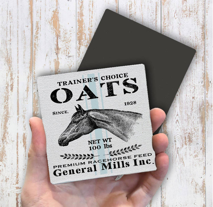 Trainers Choose Oats Horse Magnet Fridge