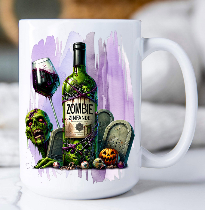 Halloween Zombie Zinfandel Coffee Mug