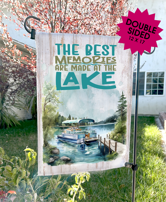 Best memories are made at the Lake Garden Flags