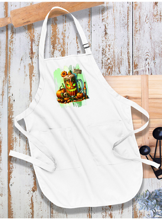 Halloween Pumpkin Patch Ale Apron