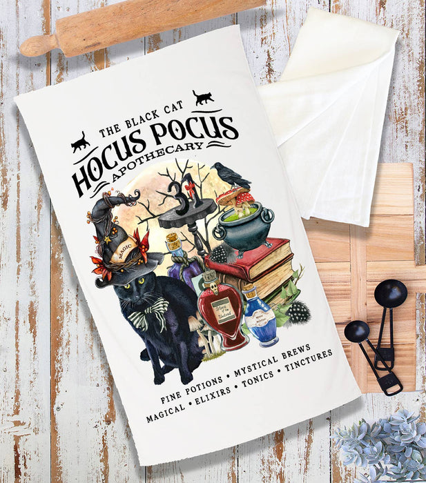Halloween Hocus Pocus Apothecary Terry Towel