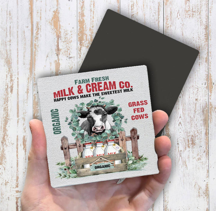 Farm Fresh Milk & Cream Co.  Magnet Fridge