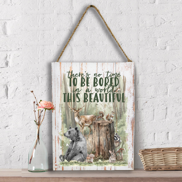 Woodland Animals A world of beauty Wall Decor