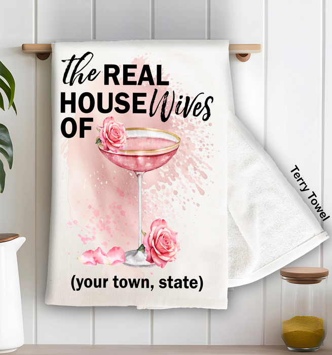 Martini The Real House Wifes of Kitchen Terry Towel