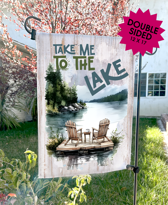 Take me to the Lake Garden Flags