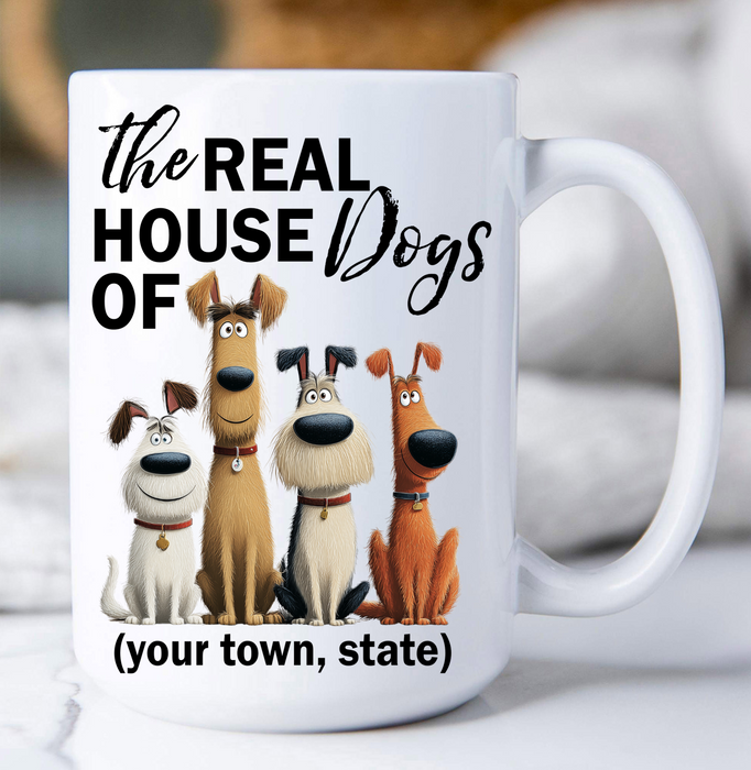 The Real House Dogs of Coffee Mug