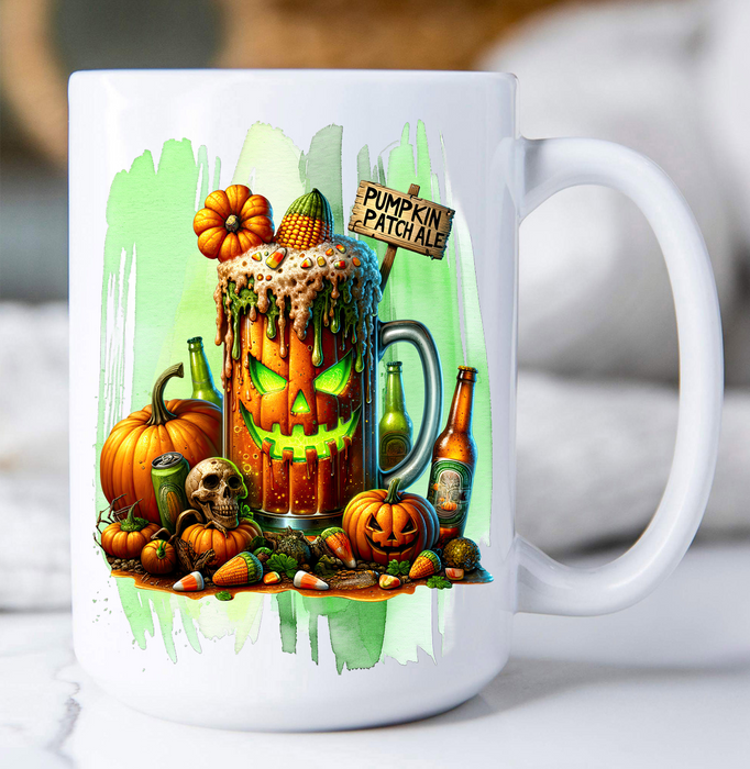 Halloween Pumpkin Patch Ale Coffee Mug