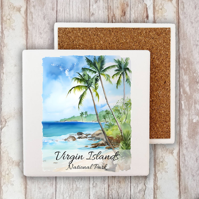 Virgin Islands National Park Stone Coaster