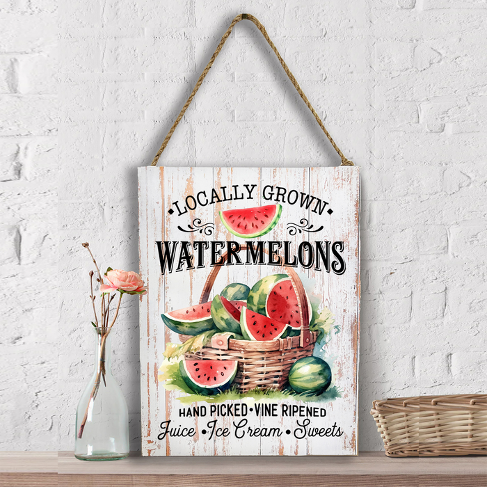 Locally Grown Watermelon Wall Decor
