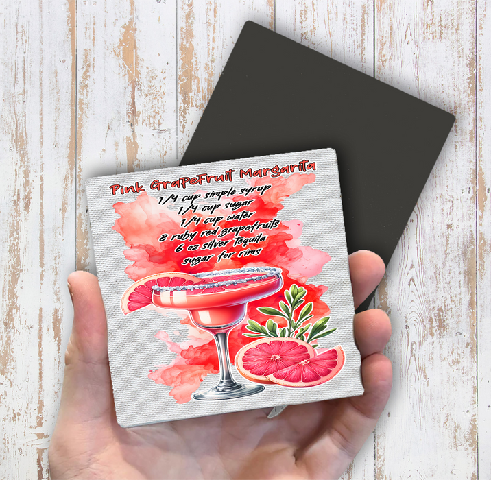Summer Cocktail Grapefruit Margarita Magnet Fridge