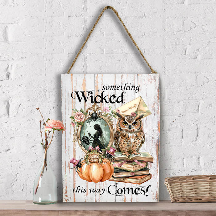 Halloween Something Wicked Comes Wall Decor