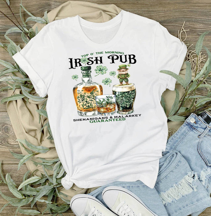 St. Patrick's Day Wiskey Irish Pub T-Shirt