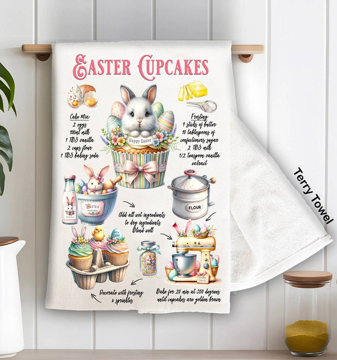 Easter Cucakes Recipe Bunny Kitchen Terry Towel