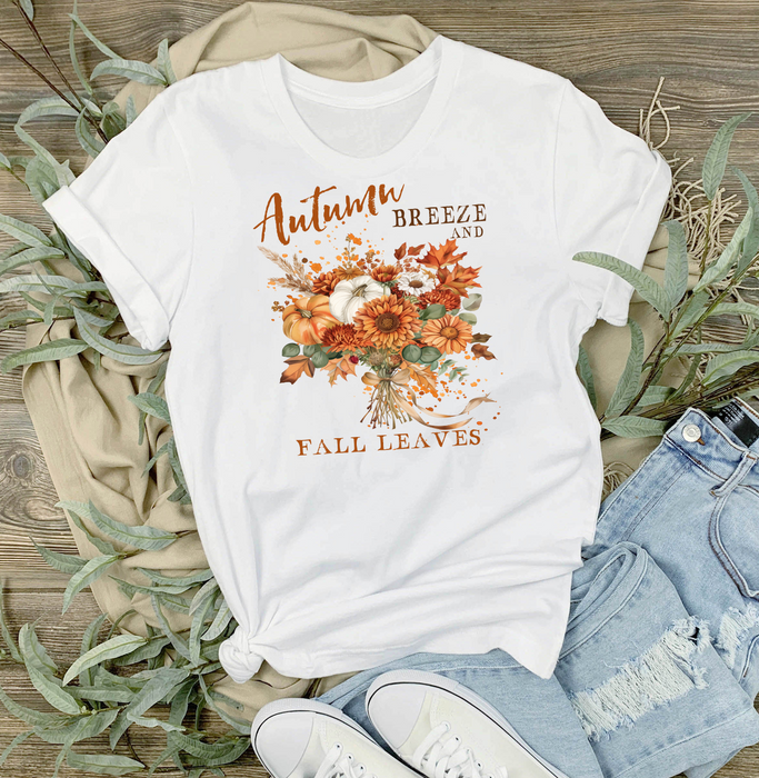 Autumn Breeze Fall Leaves T-Shirt