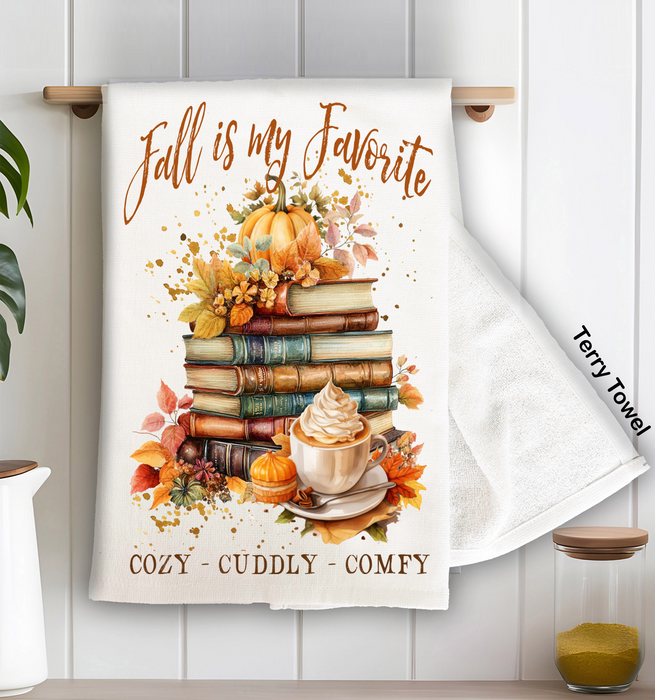 Fall is My Favorite Cozy Cuddly Kitchen Terry Towel
