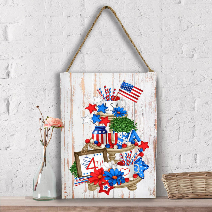 4th of July Patriotic Indepence Day Wall Decor