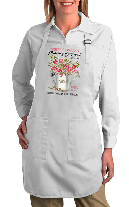 North Carolina State Flower Kitchen Cotton Apron