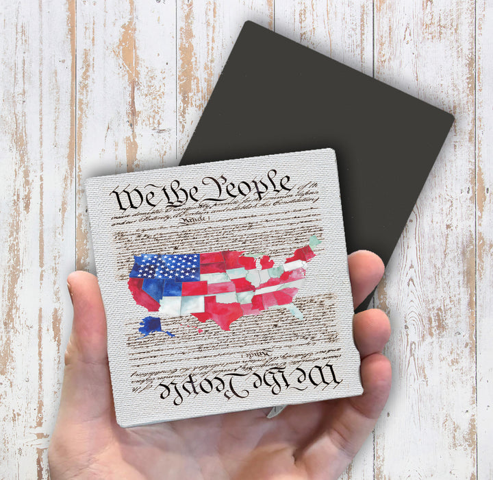 4th of July Patriotic USA Magnet Fridge