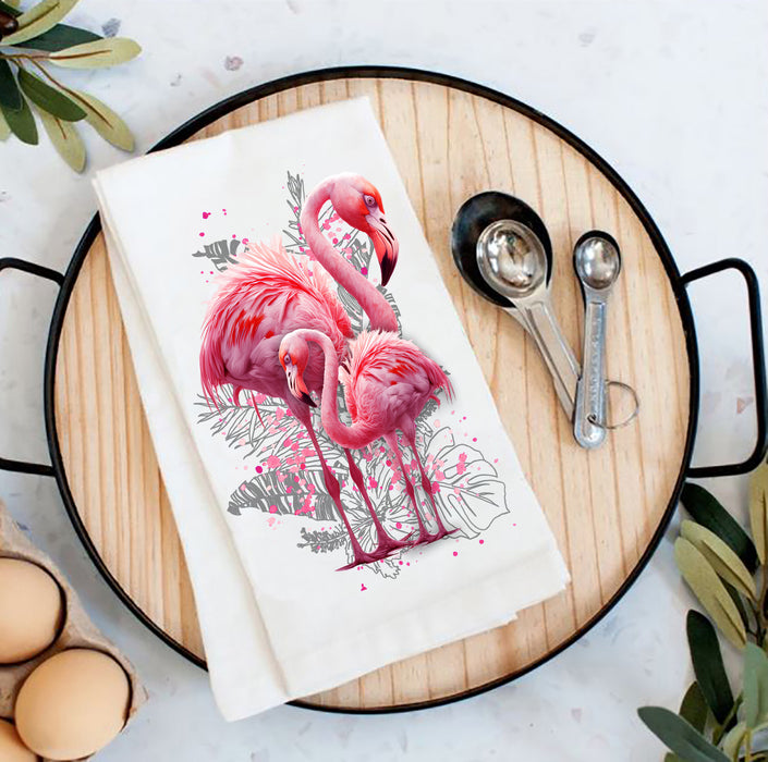 Beautiful Flamingo Tea Towel