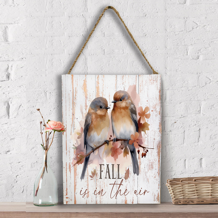 Autumn Fall is in the Air Birds Wall Decor