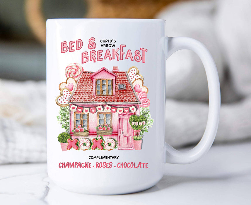 Valentine Bed & Breakfast Cupid Coffee Mugs