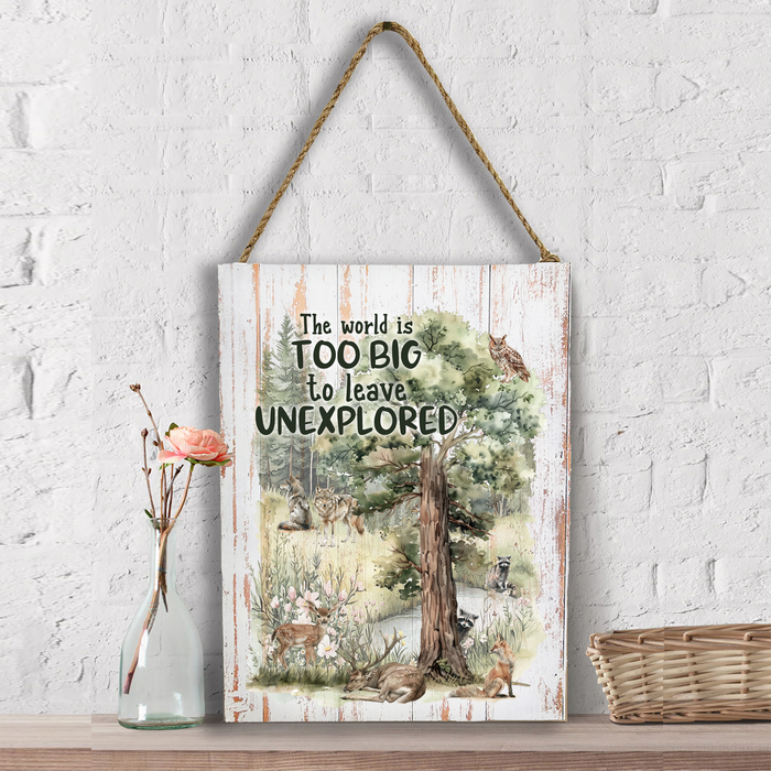 Woodland Animal Explore Wildness Wall Decor
