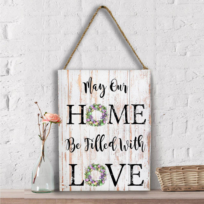 Easter Home Filled With Love Wall Decor