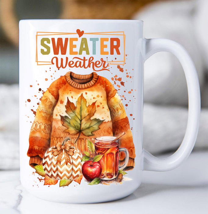 Fall Sweater Weather Coffee Mug
