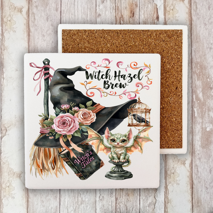 Halloween Witch Hazel Brew Stone Coaster