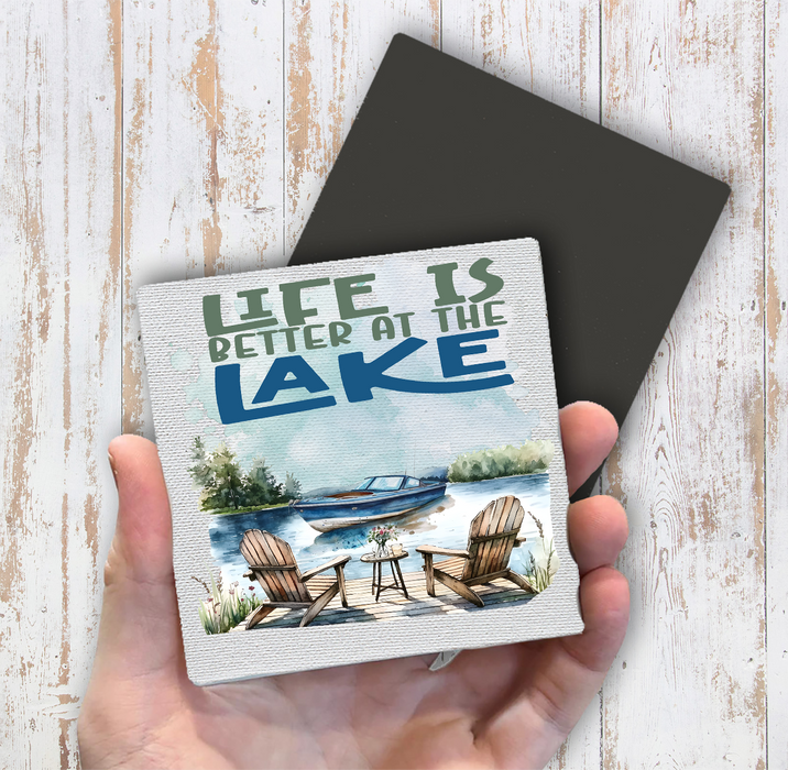 Life is better at the lake Magnet Fridge