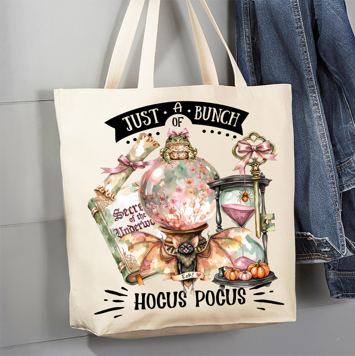 Halloween Bunch of Hocus Pocus Canvas Tote Bag