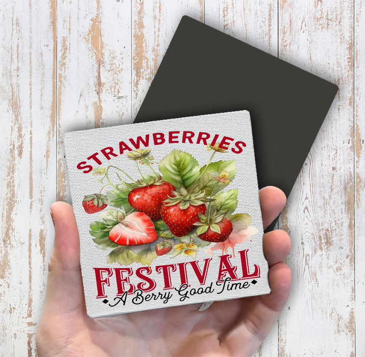 Strawberry Festival  Magnet Fridge