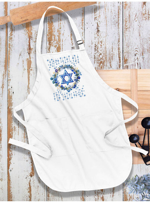 Hanukkah Star of David Apron